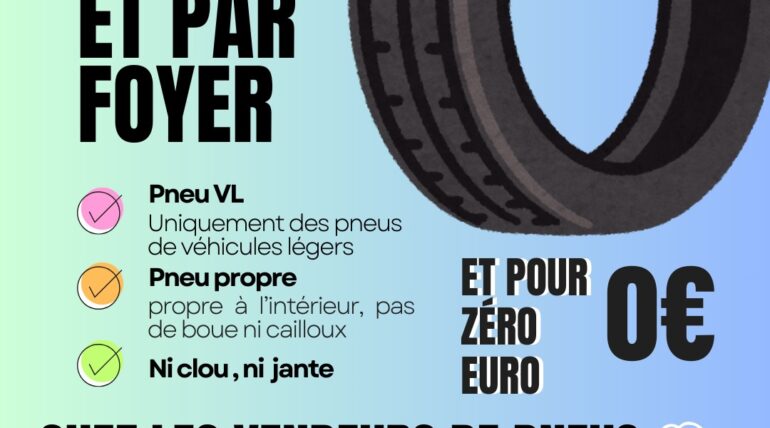 Enfin, une solution de reprise pour vos pneus usagés!